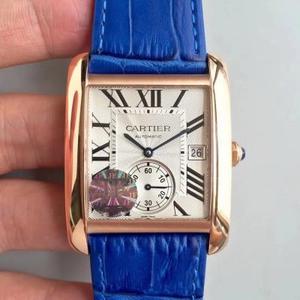 JF boutique CARTIER Andy Lau The same V2 version of the tank series automatic mechanical men's watch equipped with the original 1904MC movement