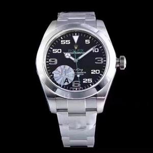 Мужские часы Rolex Airmaster 3131 Super Luminous 40 мм с механизмом Super Luminous от фабрики JF