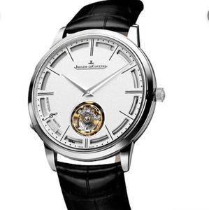 Прецизионные и имитирующие мужские часы Jaeger-LeCoultre Master Series 1313520 с настоящим турбийоном.