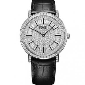 UU Piaget Extraordinary Treasure Series G0A37128 Ultra-thin Full Rhinestone Men's Mechanical Belt Watch