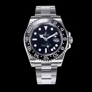 N factory v8 version 904 steel GMT dual time Rolex Greenwich 3186 automatic movement