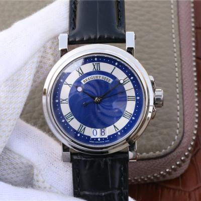 Breguet Marine 5817 watch 18k white gold men's automatic mechanical belt watch - Click Image to Close