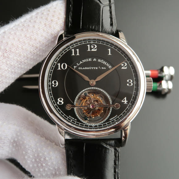 LH Lange 1815 серии 730.32 с ручным Турбийон мужские механические часы. - Click Image to Close