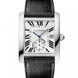 BF fabriken Cartier tank serie diamant Andy Lau Samma mekaniska m?ns klocka vitt ansikte modell