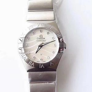 Den 3s Omega Constellation Series 27mm Quartz Watch är utrustad med den ursprungliga Omega 1376 specialrörelse för första gången (rörelsen är densamma som den ursprungliga)