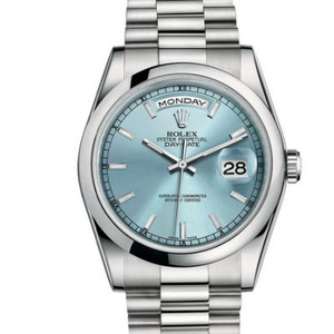 Rolex model 118206-0040 series: day-date mechanical men's watch.