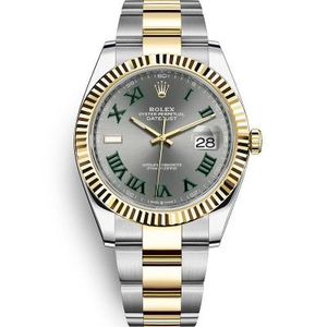 WWF Factory Watch Rolex Datejust Series m126333-0019 Mäns automatiska mekanisk klocka, 18k Guld