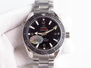 Nya MKS Omega Planet Ocean 600m 42mm Series Watch Automatic Mechanical Movement Stainless Steel Strap Men